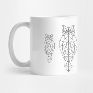 Owl Tattoo Geometry Mug